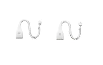 €€ 接地リーラ―コンセント　2点セット エスコ 125V/15A/1.8m リーラーコンセント(接地2P) EA940CG-242A